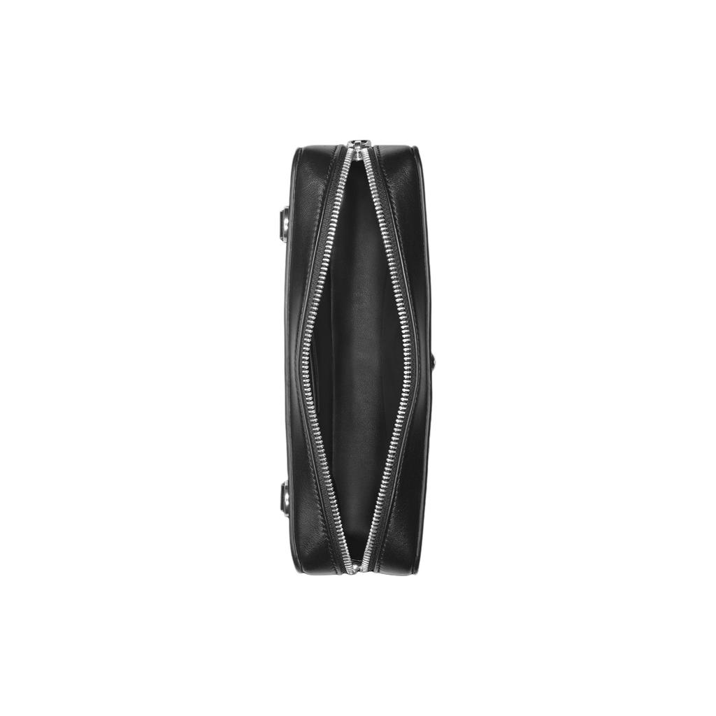Montblanc Meisterstück Шестиугольная Белая Звезда Логотип Регулируемый плечевой ремень Mont Blanc Печать Текстурированная кожа Клатч Мини Мужской клатч 198295