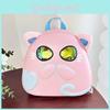 Cat Playful Themed Backpack For Kids Featuring Comfortable Arc Shoulder Straps For Easy Carrying