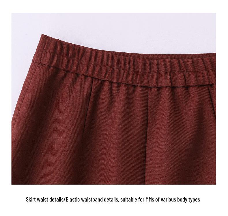 2025 Весенний женский комплект для похудения: рубашка, жилет и юбка