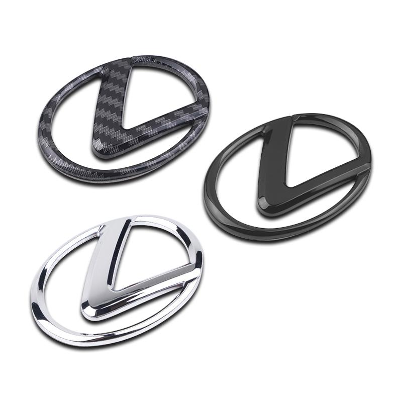 1Pcs Car Steering Wheel Cover Sticker Badge Decoration Auto Accessories For Lexus CT200H ES Fsport GS GX IS LS LX NX RX UX CT