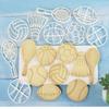 Sports Ball Baking Cutter Non-Toxic Easy Demold Rugby Tennis Football Shaped Mold for Kids Baking Class Activity
