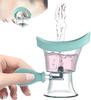 Eye Wash Cup, Silicone Manual Air Pressure Eye Wash Kit- Blue