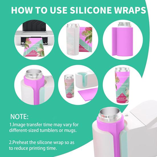 3шт удобная сублимационная чашка для воды обертка силиконовая кружка пресс пустой стакан рукав
