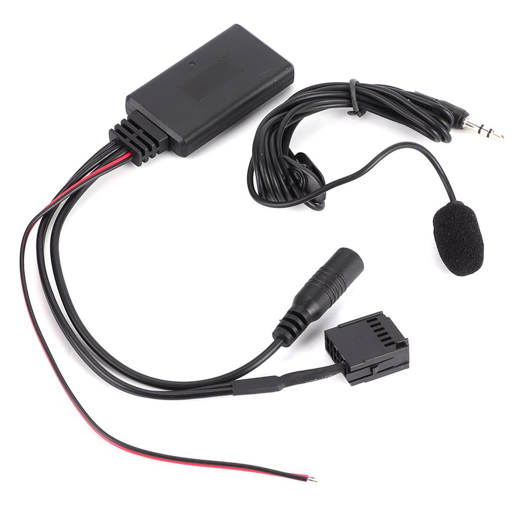 Car Bluetooth AUX‑IN Cable Adapter with Microphone Handsfree Calling Fit for Ford Focus 6000CD