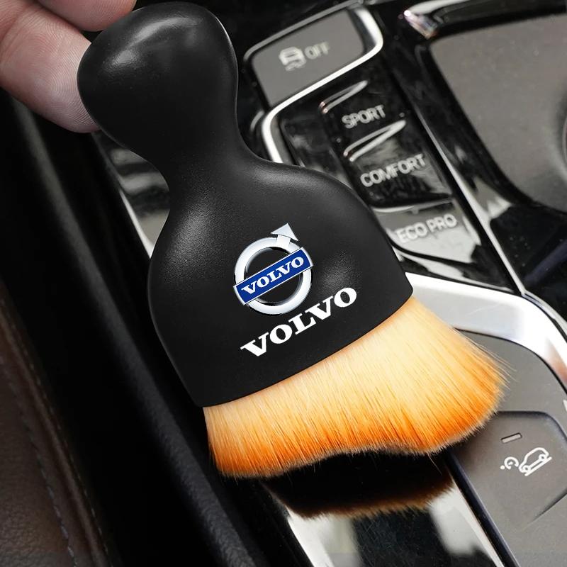 mzrdw9 For Volvo Xc60 Xc90 V40 V60 S60 V50 V90 S80 C40 XC40 V70 XC70 Car Interior Cleaning Soft Brush Air Outlet Clearance Dust Tools
