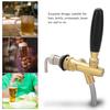 G5/8 Chrome Plating Stainless Steel Adjustable Beer Dispenser Tap Faucet  for Home Bar(Gold)