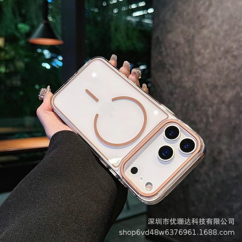 Применимо к iPhone11Promax прозрачный тонкий кольцевой магнитный чехол для мобильного телефона Apple 11 ультратонкий высококачественный ПК противоударный чехол