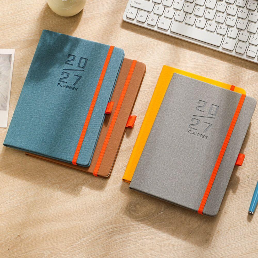 English A5 Agenda Planning Notebook Wear-resistant Office Work Planner School Office Supplies