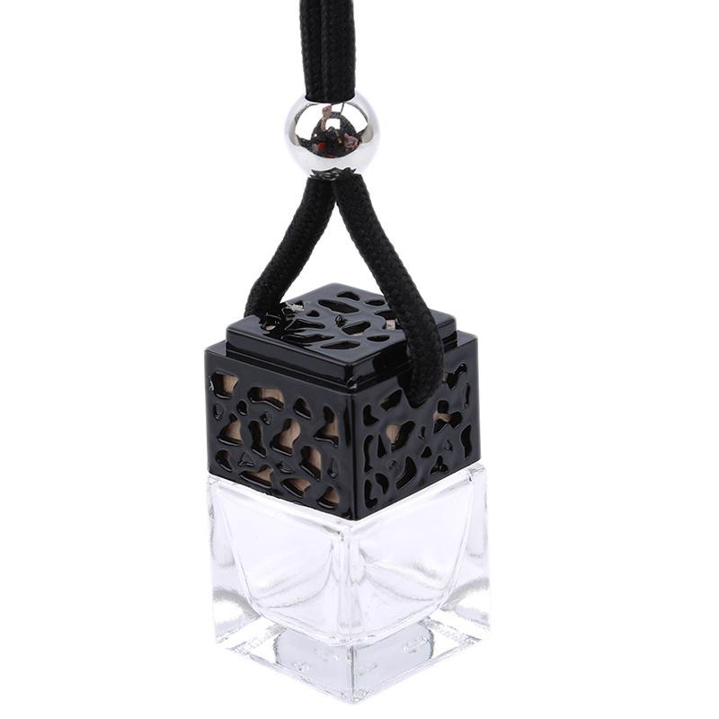 Empty Glass Bottle Essential Oils Diffuser Rearview Mirror Ornament Car Hanging Decoration Supplies