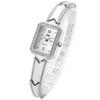 Watch Bracelet Rome Analog Display Square Case Waterproof Alloy Strap Popular Cute Stylish Watch Silver Birthday Anniversary Christmas Day Present