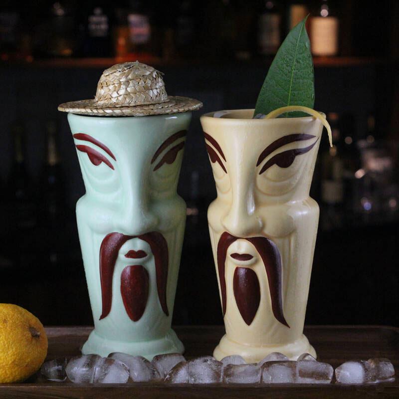 Personalized Wine Cups Vintage Cocktail Glasses Tiki Glasses Hawaiian Creative Cocktail Glasses Party Glasses Home Decorations