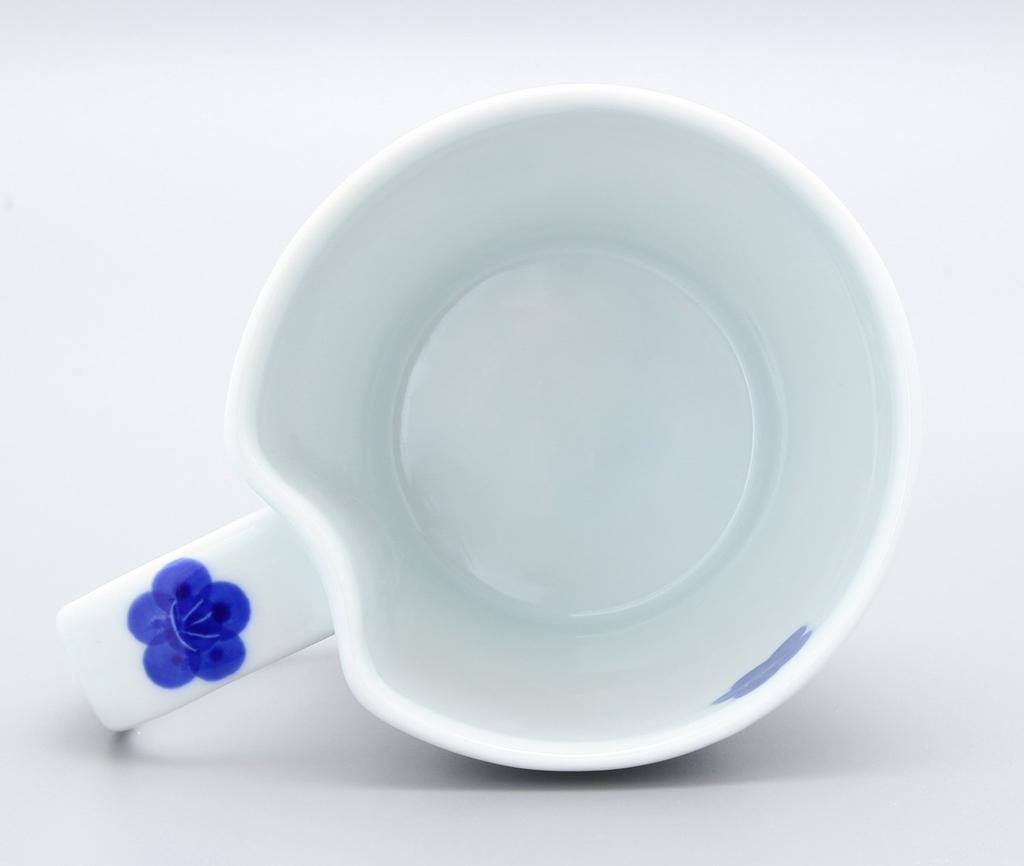 Hasami ware Senemon kiln Koume mug blue 23-171