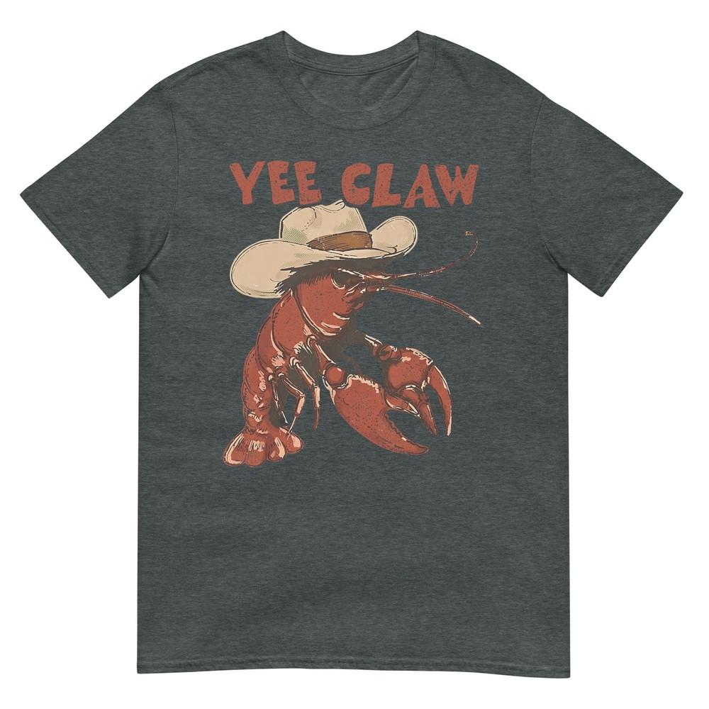 Yee Claw Funny Vintage Crawfish Boil Cajun Seafood Festival TShirt