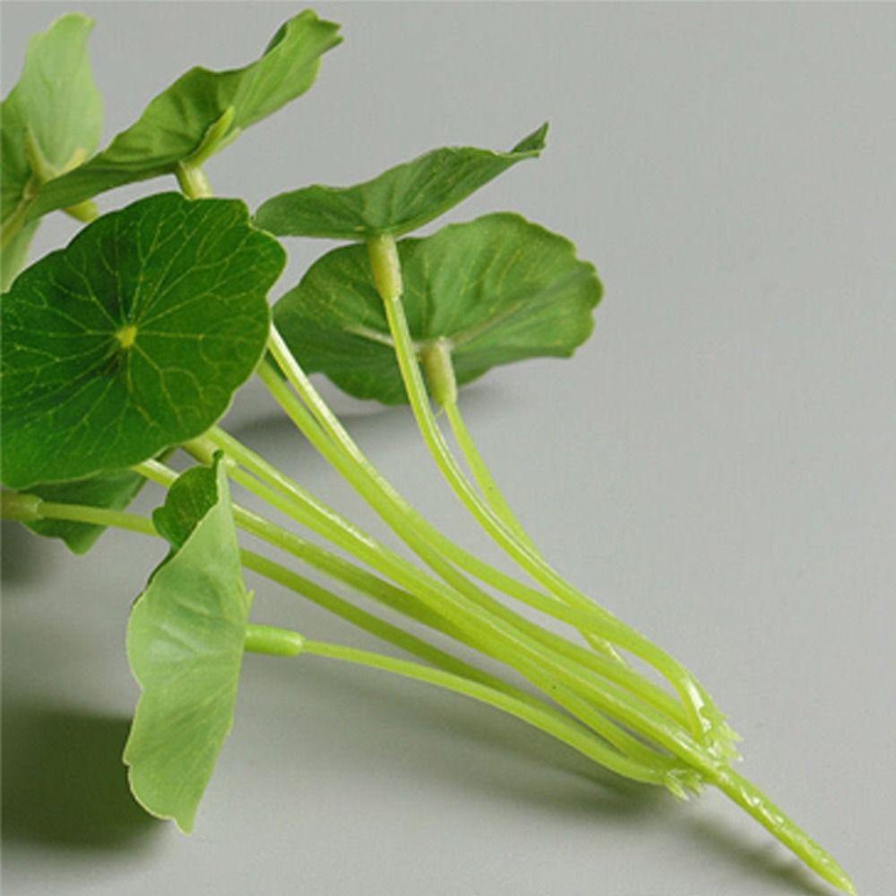 Маленькая имитация денежной травы 9 головок искусственные растения искусственный лист лотоса декор для дома офиса