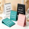 Monthly Planner Mini Desktop Calendar Portable Memo Planner Standing Desk Calendar  Desk Decoration
