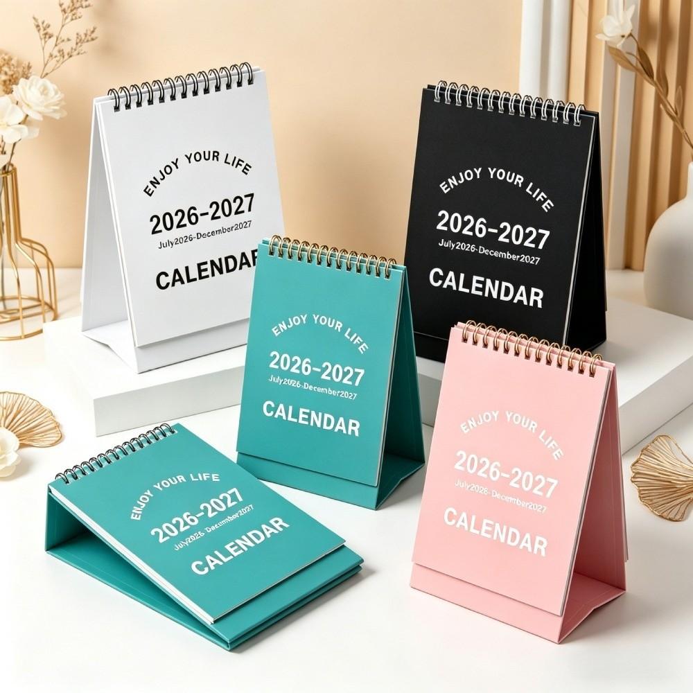Monthly Planner Mini Desktop Calendar Portable Memo Planner Standing Desk Calendar Desk Decoration