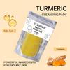 Turmeric Cleansing Pad Turmeric Foam Cleanser for Deep Nourishment Gentle Turmeric Face Wash Exfoliating Pads Hydrating Skin Care Kit