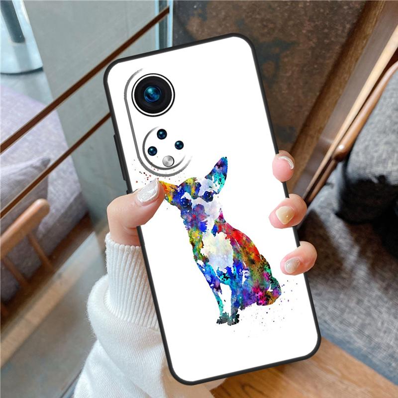 Чихуахуа Лицо Цветочный Чехол для Собаки Для Honor 90 70 50 Lite Magic 5 Pro Чехол Для Honor X8 X9 X7 X8a X9a X7a X6a X9b 9X 8X