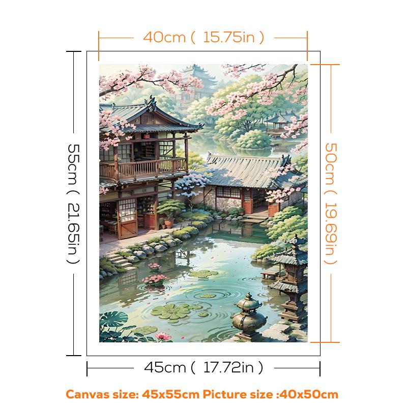 Цифровой набор для рисования маслом в древнем стиле «Сделай сам» - Рама в комплект не входит