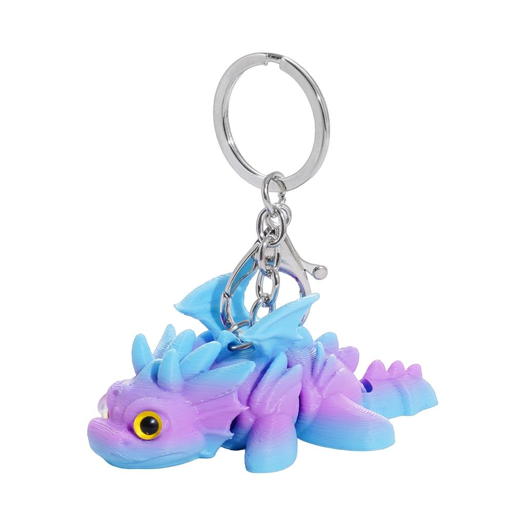 3D Printed Cute Three-dimensional Keychain Schoolbag Small Pendant Gift Small Ornament