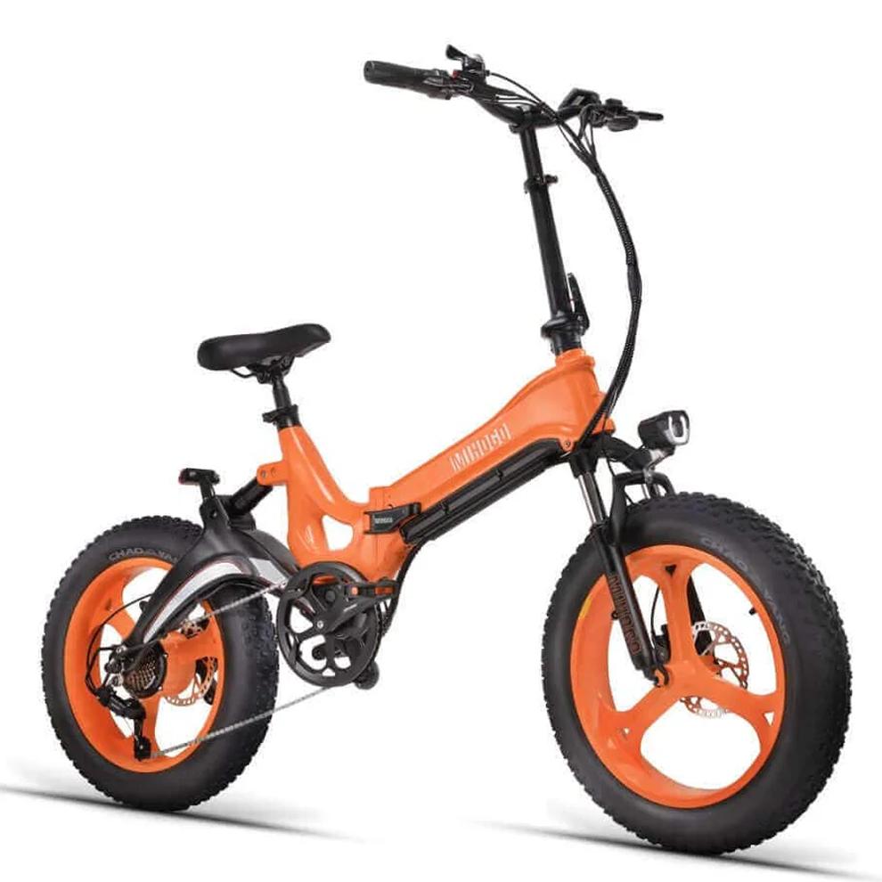 Electric Bicycle Adult MIHOGO 20" 750W Motor CIty Ebike 48V 12.8AH Max Range 100Km Load 120Kg 7 Speed NX