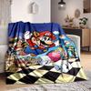 1 шт. Мягкое и теплое фланелевое одеяло Mario Party, Универсальное плед-одеяло для дивана, дивана, офиса, кровати, кемпинга, путешествий