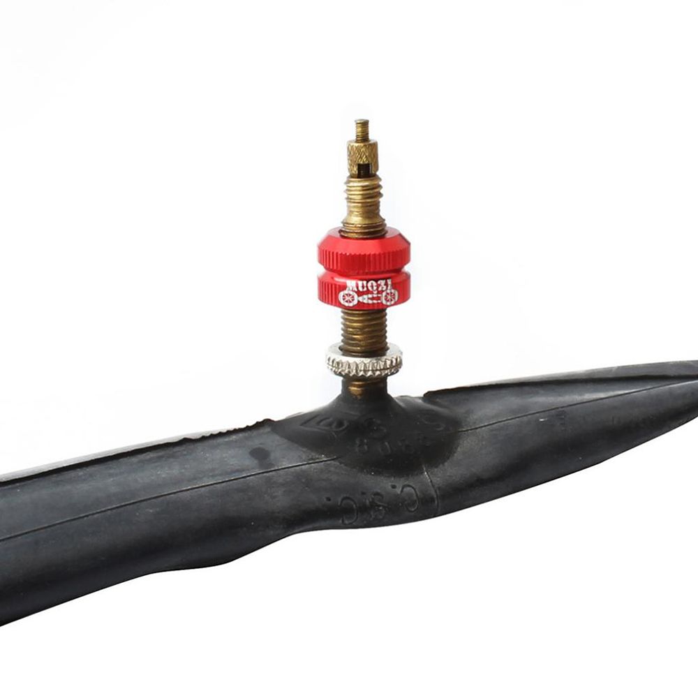 Aluminium Zinc Zinc Alloy Vacuum Replacement Presta Tire Nozzle Bike Lock Nut Law Mouth Nut Wheel Tire Valves