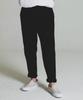 STAGE NAME One-Pleat Tapered Cotton Slacks_Black