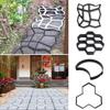 9Styles Garden Decor Concrete Stepping Garden Road Mold DIY Driveway Paving Path Walk Maker