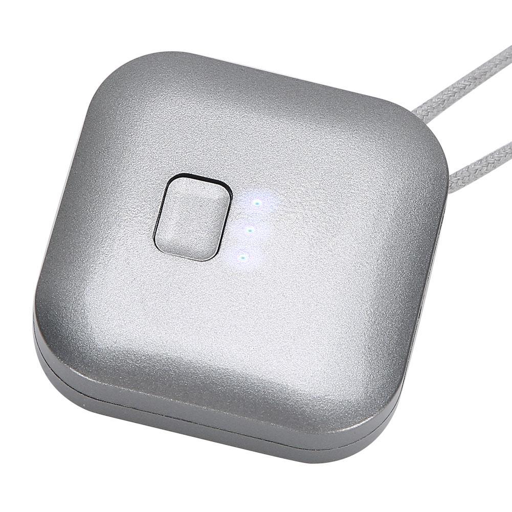 Портативный носимый очиститель воздуха USB персональный мини-ожерелье с отрицательными ионами освежитель воздуха черный