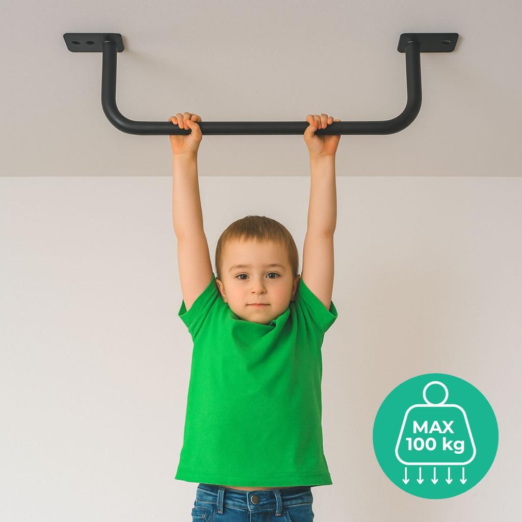Ceiling Pull-Up Bar 20X60 Cm Black