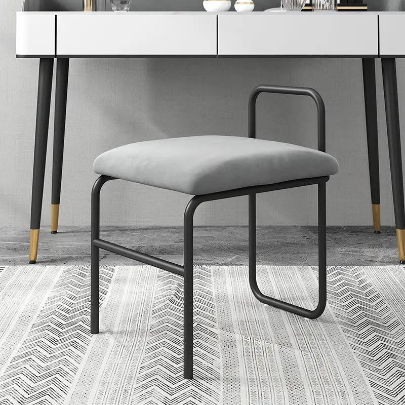 Скандинавский Современный Обеденный Стул - Фланелевое Кресло-Софа, Подходит для Гостиной, Кухни и Дома, Минималистичная Мебель