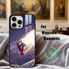 S-Снег M-Гора Лыжи Лыжный Чехол Для Телефона Для iPhone17,16,15,14,13,12,11 Plus,Pro Max Магнитный Для Magsafe Беспроводной Зарядки