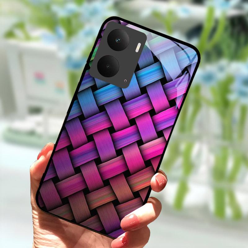 For Realme P3 5G Case Tempered Glass Back Cover For Realme P3 5G Shockproof Back Cover RealmeP3 P 3 Hard PC Protective Shell