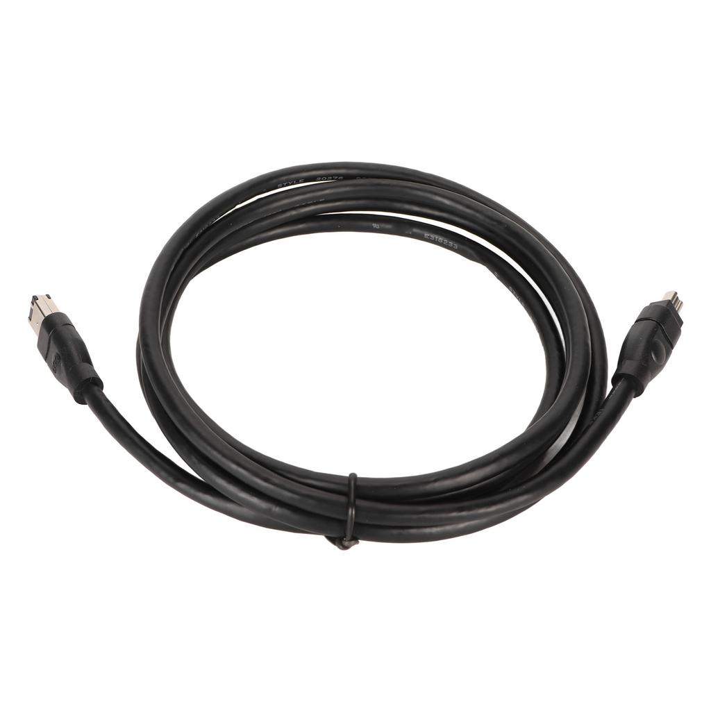 Firewire DV Cable 6 Pin To 4 Pin Plug and Play IEEE1394 Firewire Cable for JVC Camcorders 5.9ft