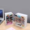 9/13 Grids Desktop Storage Box Oblique Insertion Cosmetics Storage Box Oblique Pen Holder  Home
