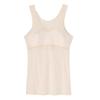 Casual Cotton Tank Top Inner with Made In Powder Peach [Atsugi] Underwear, Blend, Moisture-wicking, Quick-drying, Cups, Japan, 47306RS, Women's,