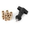 Motorcycle Fairing Insert Repair Kit Brass Bolts Screws WTHandle Installation Tool for Batwing Type