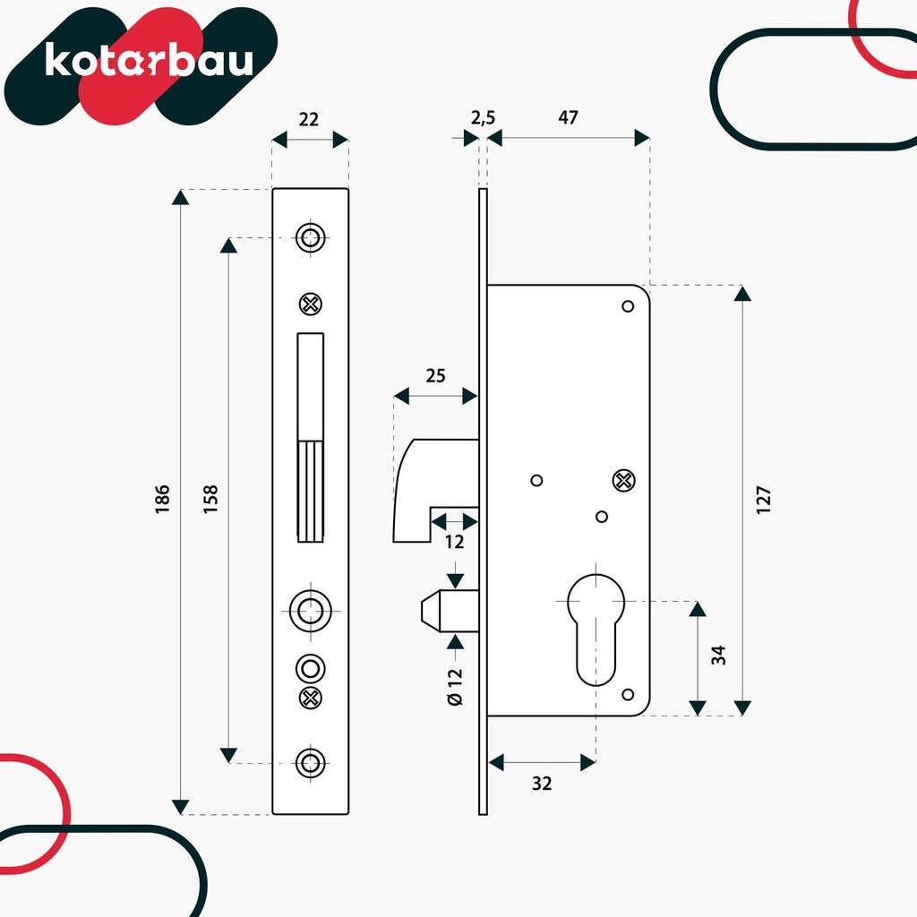 Hook lock H-50 with pin repair