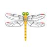 Simulated Dragonfly Pendant PVC Hanging Repellent Realistic Design Pest Deterrence Ornament Dragonfly Hunting Accessory