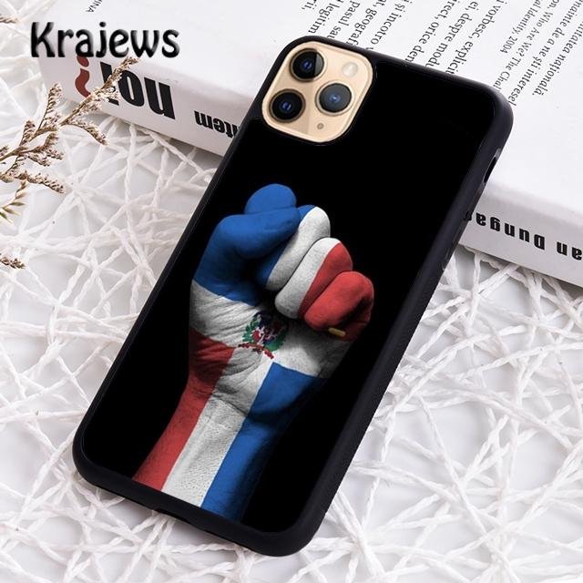 Krajews Чехол для телефона с гербом Доминиканской Республики для iPhone 17 Air 16 15 14 plus 11 12 13 pro max coque Shell Fundas