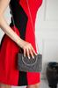 Women's Stylish and Useful Evening Dress Bag Lily Smoked Women's Evening Dress Hand Bag 14X20 Size