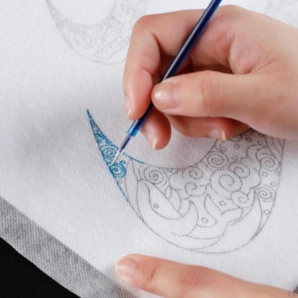 5 листов переводная бумага/водорастворимый стабилизатор для вышивки, ручная роспись, перенос узоров