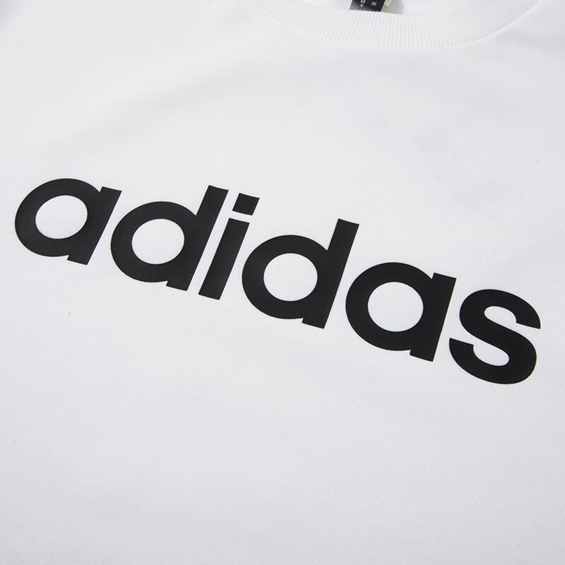 adidas Повседневная толстовка с круглым вырезом и длинным рукавом с принтом букв, женская толстовка белого цвета JJ0426