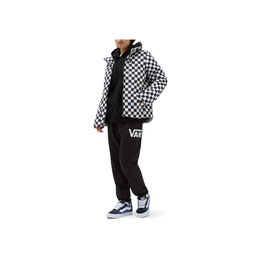 Vans Alphabet Print Drawstring Knit Joggers Women Bottoms Black VN0A7RMTBLK