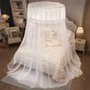 Fine Mesh Hanging Princess Mosquito Net Lace Bed Canopy Romantic Dome Mosquito Net  Girls Room