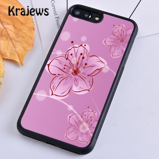 Krajews Butterflies Hibiscus Flowers Soft Phone Case Cover For iPhone 17 Air 16 15 14 plus 11 12 13 pro max coque Fundas