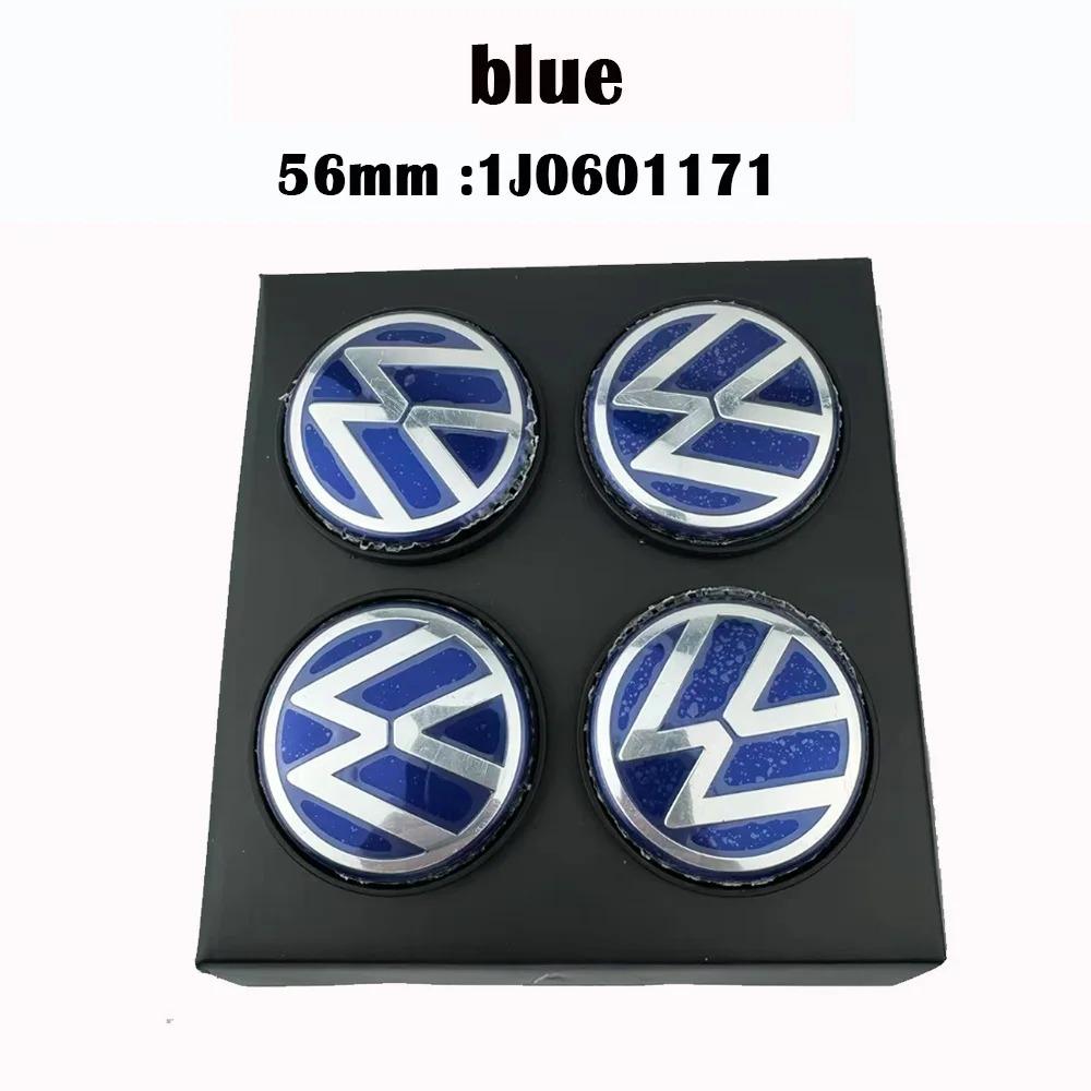 2026 New NN-4pcs car floating Wheel Center Hub Caps 56mm 65mm  wheel cover For VW Polo Golf 4 5 6 7 Touran Passat B5 B6 B7 accessories