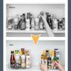 Transparent Kitchen Turntable Spice Organizer Rotatable Pantry Food Storage Container for Kitchen Cabinets