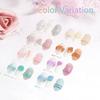 Coikaze Oval Clay Gel Clay Jelly Clay 3D Color Color Ring Nail Nuance Set Nails, Nails, Gel, Nails, Nails, Gel, Art, Nails, Salon, Self-Nail, Nails,